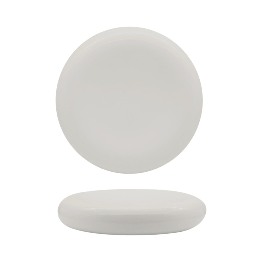 23 cm - Selecta Assiette Présentation Haute Ronde En Porcelaine Set 2 pièces