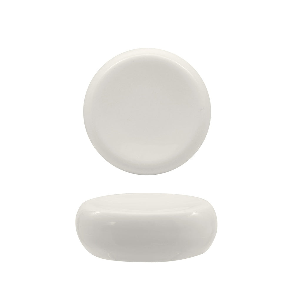 7.6 cm - Selecta Assiette de Présentation Haute Ronde en Porcelaine Lot de 12 Pièces
