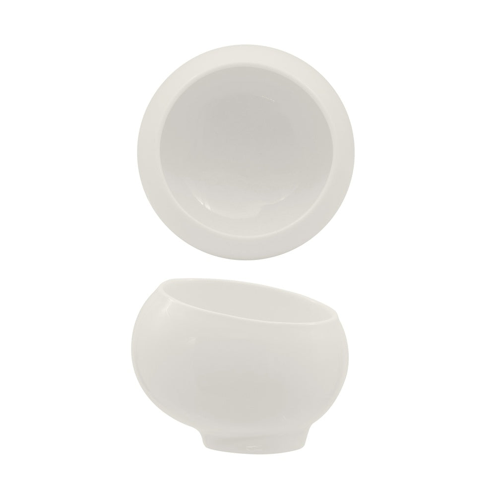 9.7 cm - Selecta Oblique Cup in Porcelain Set of 6 Pcs