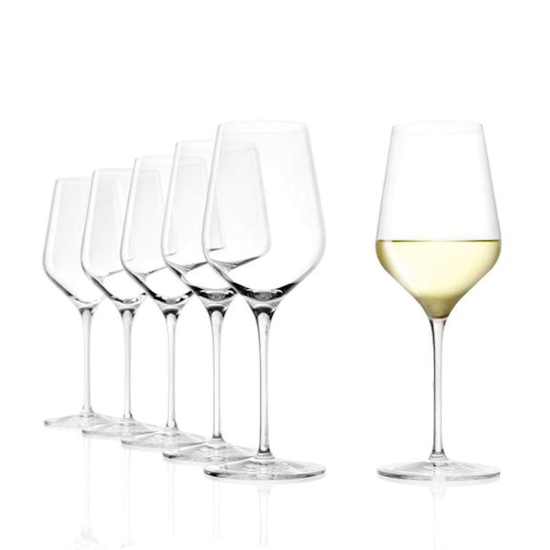 41 Cl Stolzle Lausitz Starlight Copa de Vino Blanco en Vidrio - Set de 6 Piezas