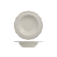 24 cm - H&H Sinfonia Diep Bord In Steengoed - Set van 6 Stuks