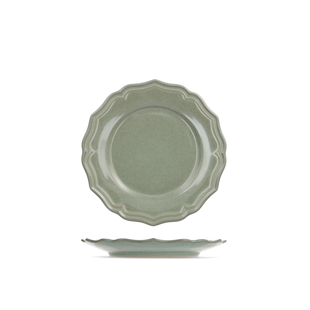 23 cm - H&H Sinfonia Assiette Fruits En Grès - Lot de 6 Pièces
