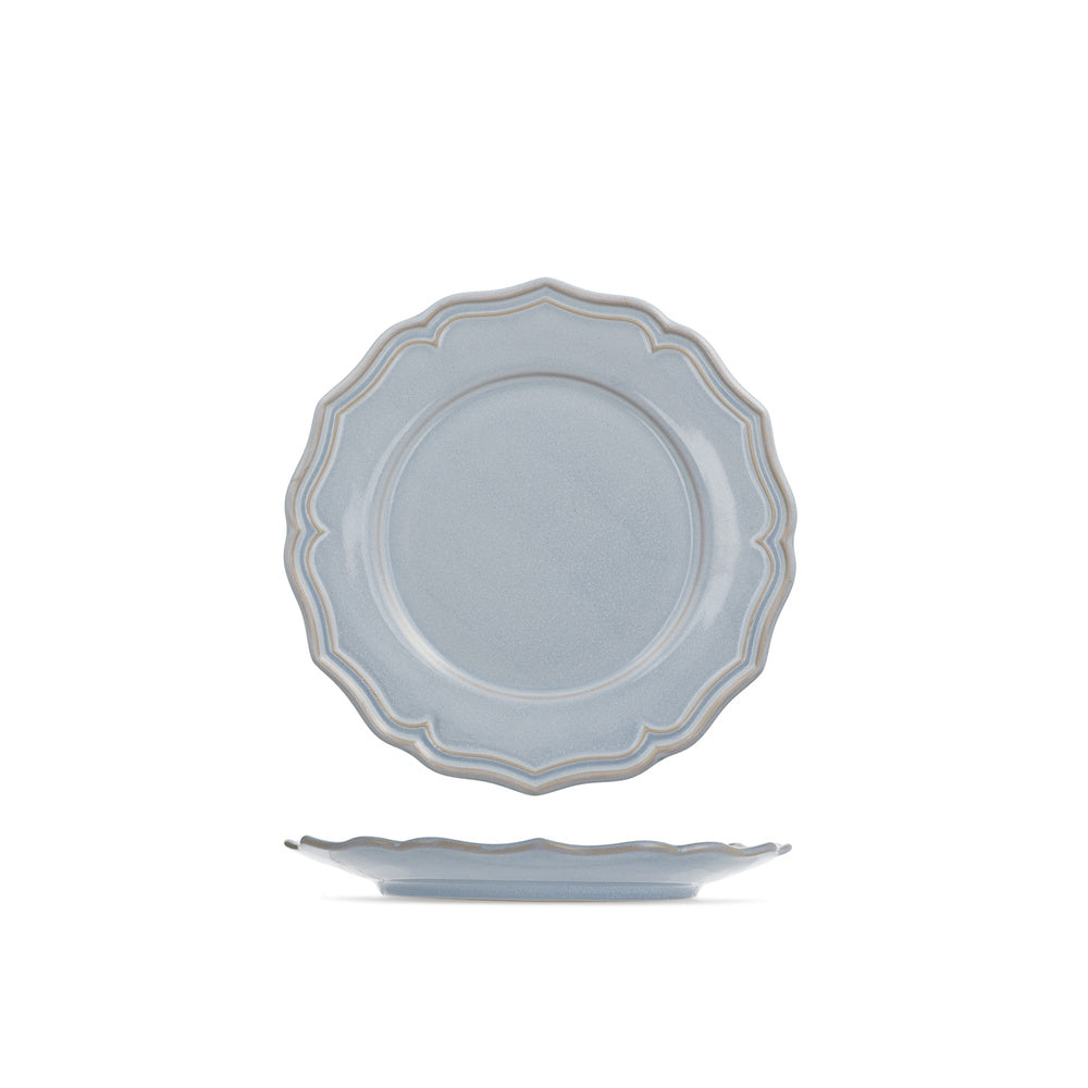 23 cm - H&H Sinfonia Assiette Fruits En Grès - Lot de 6 Pièces