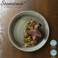 26 Cm Churchill Stonecast flat round plate in vitrified porcelain