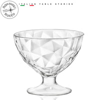 22 5 Cl Bormioli Rocco Diamond Coppa Dessert In Vetro Set 12 Pezzi