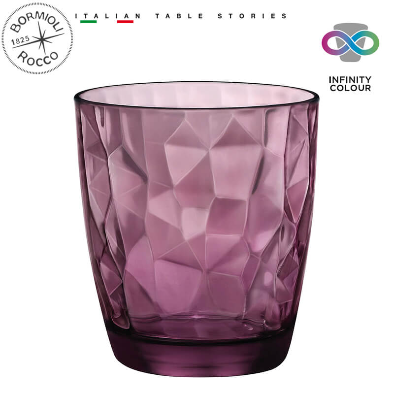 30 5 Cl Bormioli Rocco Diamond Water Glass in Glass Set of 6 Pieces