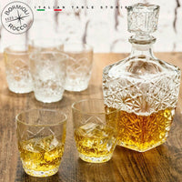 Bormioli Rocco Dedalo Whiskygläser-Set aus Glas Set mit 7 Stück