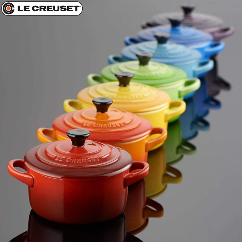 10 Cm Le Creuset Mini cocotte casserole ronde en grès vitrifié Set de 4 pz