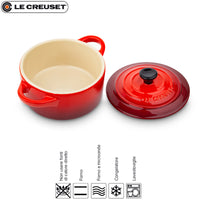 10 Cm Le Creuset Mini cocotte casserole ronde en grès vitrifié Set de 4 pz