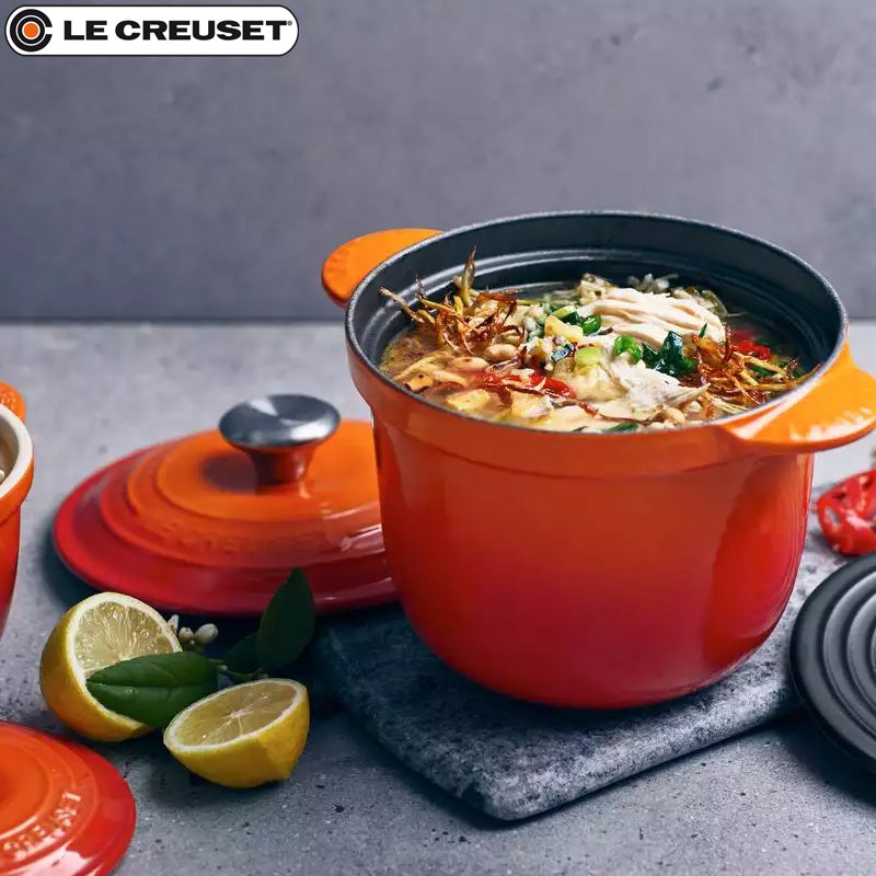18 Cm Le Creuset Cocotte Every Casserole Ronde En Grès Émaillé