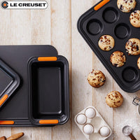 40X30 Cm Le Creuset Forme Speciali Molde mini plum cake rectangular 8 cavidades antiadherente