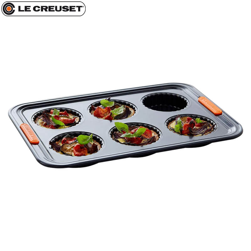 40X30 Cm Le Creuset Forme Speciali Rechteckige Keksform 12 Mulden antihaft