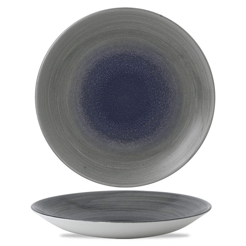 28 1 Cm Churchill Stonecast Round Soup Plate In Glazed Porcelain