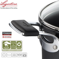 29X25 Cm Lagostina Tempra Titanium Extreme rechthoekige anti-aanbak grillpan aluminium