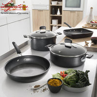 29X25 Cm Lagostina Tempra Titanium Extreme rechthoekige anti-aanbak grillpan aluminium