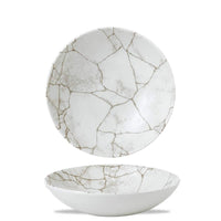 18 2 Cm Churchill Studio Prints Kintsugi Assiette creuse en porcelaine vitrifiée