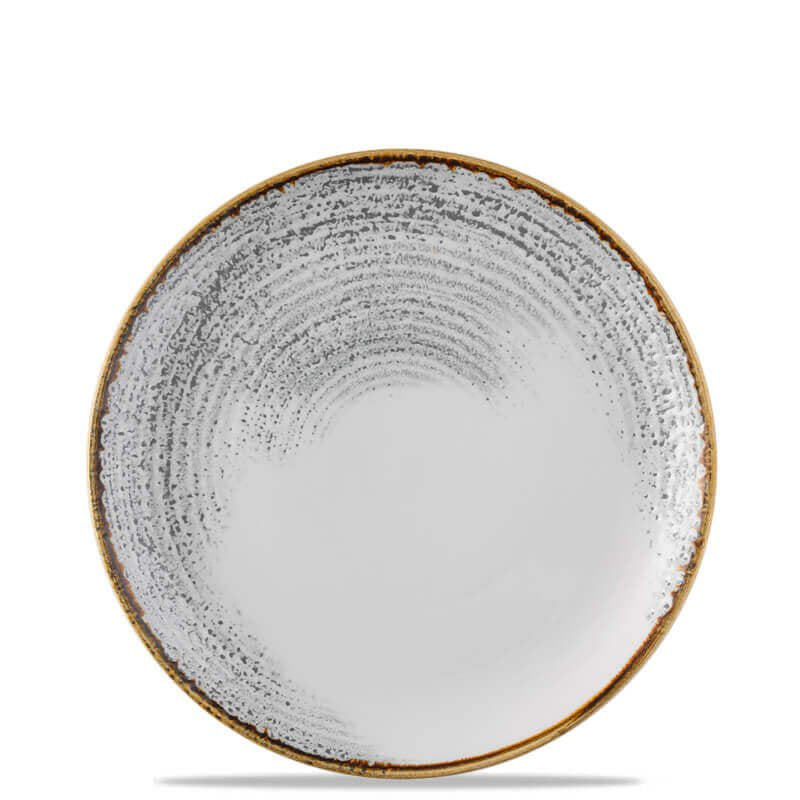 28 8 Cm Churchill Studio Prints Homespun Plato llano de porcelana vitrificada