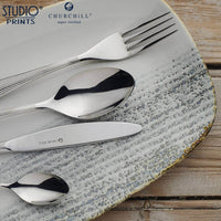 29 7X15 3 Cm Churchill Studio Prints Homespun Plato bandeja rectangular de porcelana vitrificada