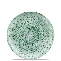 28 8 Cm Churchill Studio Prints Mineral Green Plato llano en porcelana vitrificada