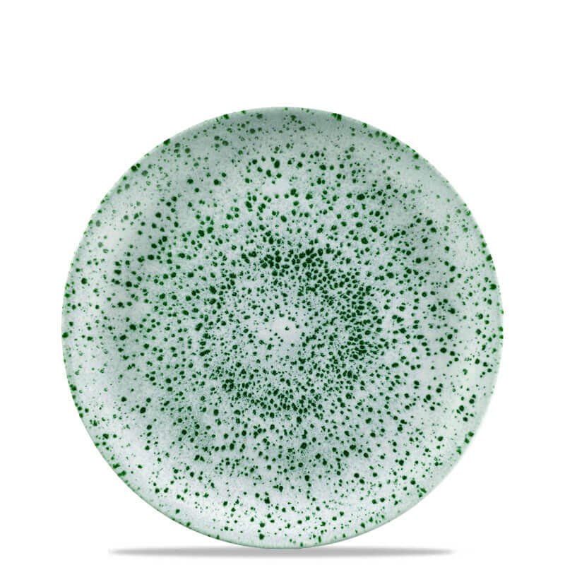 28 8 Cm Churchill Studio Prints Mineral Green Plato llano en porcelana vitrificada