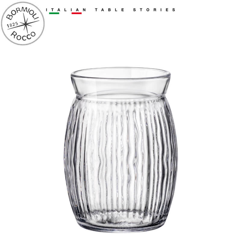 44 Cl Bormioli Rocco Bartender Soft Drink Glass in Glass Set of 6 Pieces