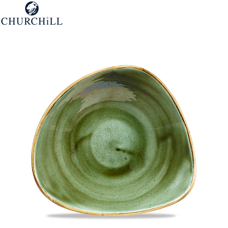 Churchill Stonecast triangular vitrified porcelain dinnerware set - set of 12 pieces