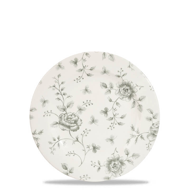 21 Cm Churchill Vintage Prints Prague Rose Assiette Plate En Porcelaine Émaillée