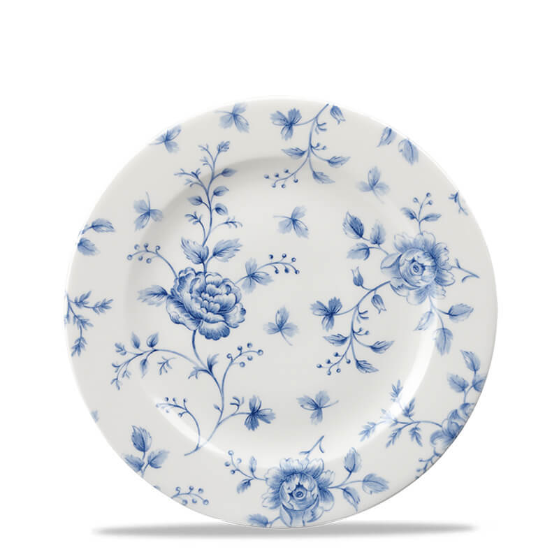 30 5 Cm Churchill Vintage Prints Prague Rose Plato Llano De Porcelana Esmaltada