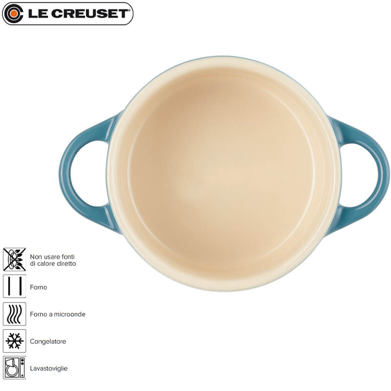 10 Cm Le Creuset Mini Cocotte round casserole in vitrified stoneware