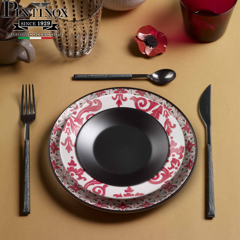 Pintinox Sushi Anniversary Besteckset aus Edelstahl Abs - Set mit 24 Stück