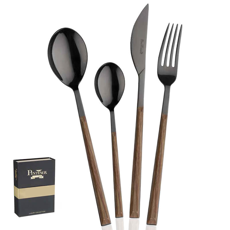 Pintinox Sushi Anniversary Besteckset aus Edelstahl Abs - Set mit 24 Stück