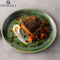 26 Cm Churchill Stonecast flat round plate in vitrified porcelain