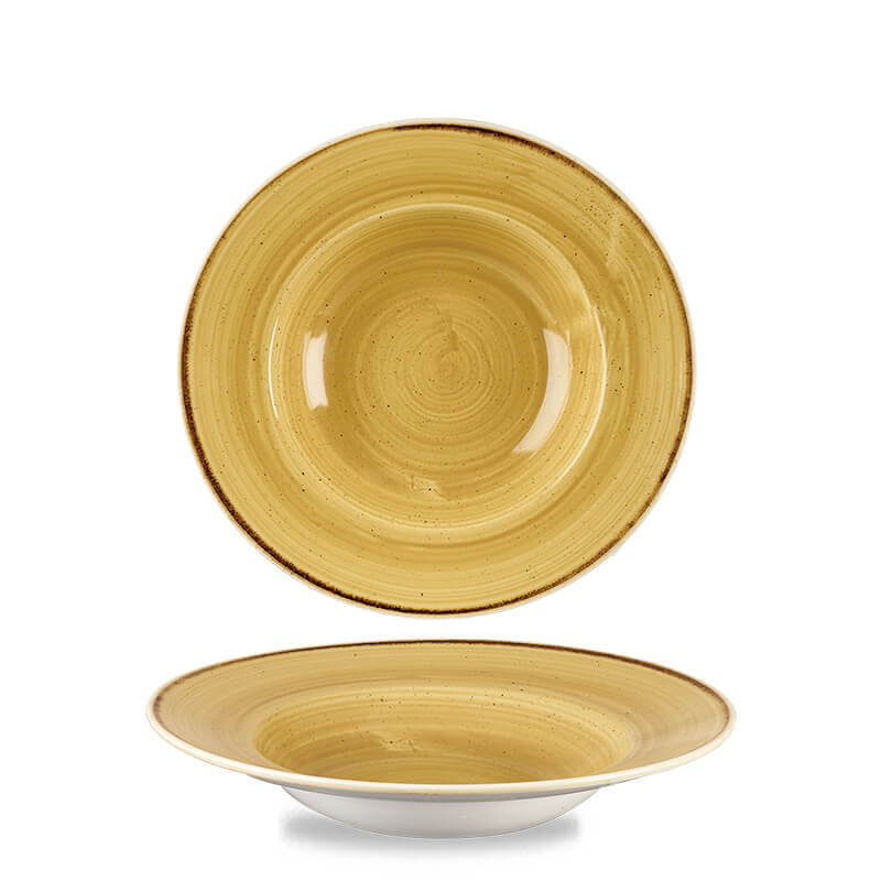 28 Cm Churchill Stonecast assiette à pâtes ronde en porcelaine vitrifiée