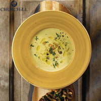 24 Cm Churchill Stonecast round pasta plate in vitrified porcelain