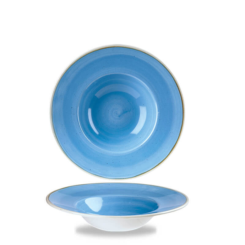 24 Cm Churchill Stonecast round pasta plate in vitrified porcelain