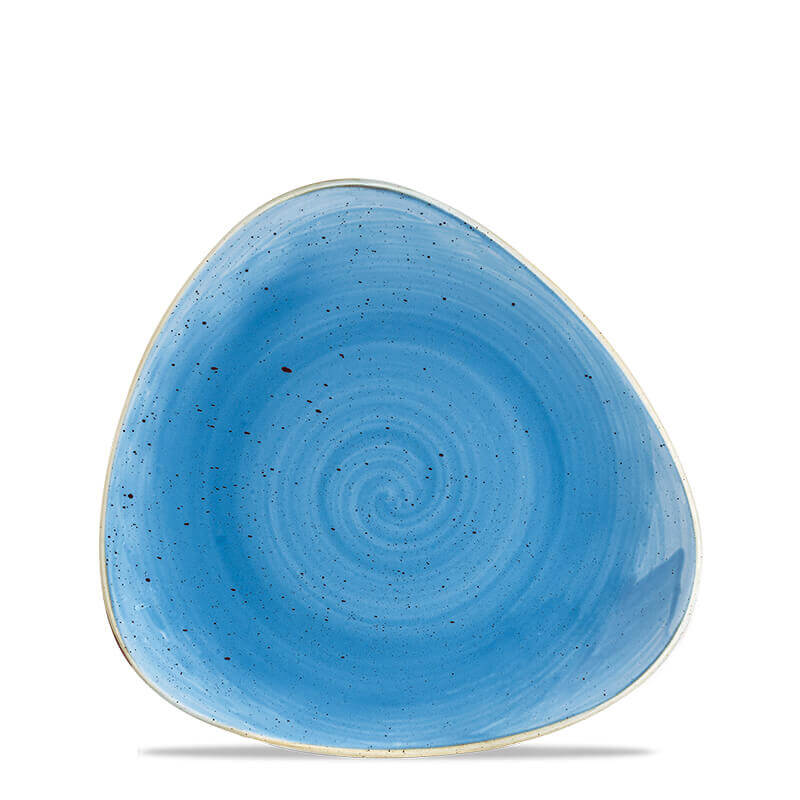 22 9 Cm Churchill Stonecast Piatto Piano Triangolare In Porcellana Vetrificata