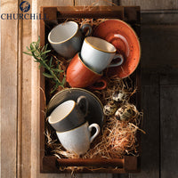 11 8 Cm Churchill Stonecast Soucoupe tasse espresso ronde en porcelaine