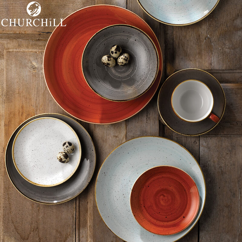 16 5 Cm Churchill Stonecast round bread plate in vitrified porcelain
