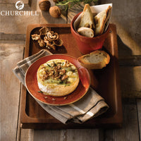 26 Cm Churchill Stonecast flat round plate in vitrified porcelain