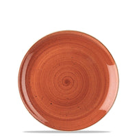 26 Cm Churchill Stonecast flat round plate in vitrified porcelain