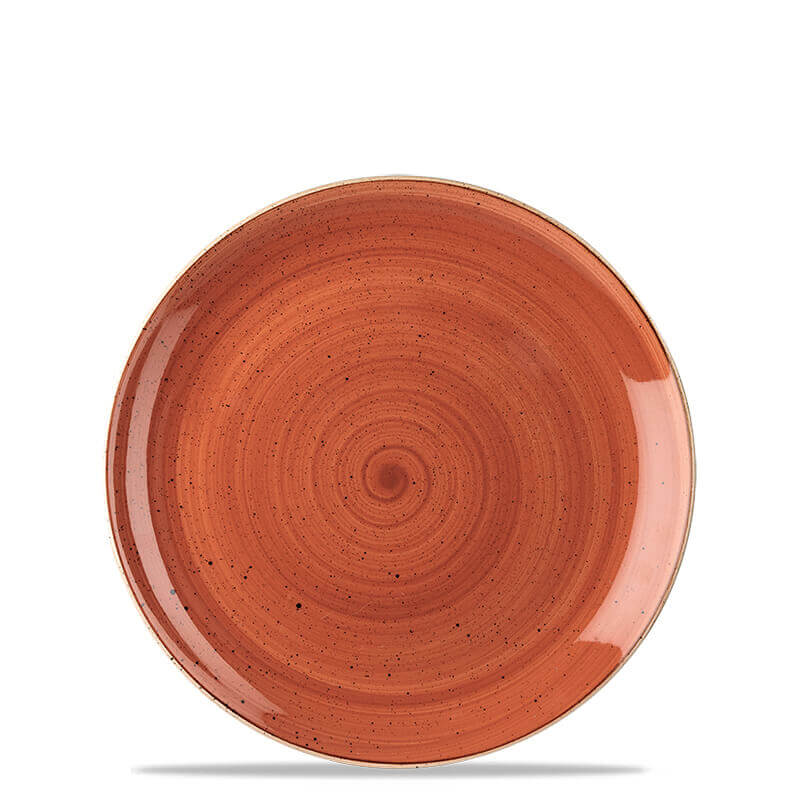 26 Cm Churchill Stonecast flat round plate in vitrified porcelain