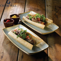 35X18 5 Cm Churchill Stonecast plato bandeja rectangular en porcelana vitrificada