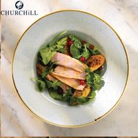 24 Cm Churchill Stonecast round pasta plate in vitrified porcelain