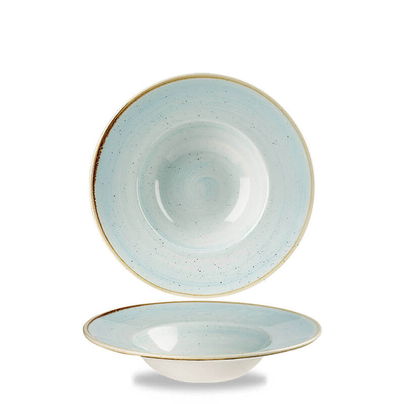 24 Cm Churchill Stonecast round pasta plate in vitrified porcelain