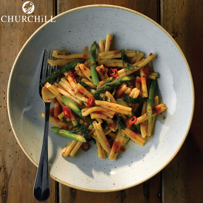 31 Cm Churchill Stonecast deep round plate in vitrified porcelain