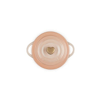 10 cm - Le Creuset Mini Cocotte con pomo corazón en gres vitrificado
