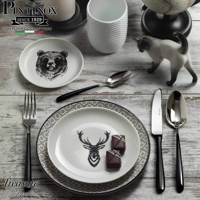 Pintinox BramanteTenedor mesa forjado de acero inoxidable set de 12 piezas