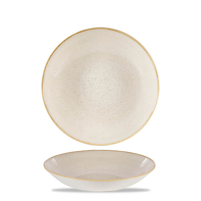 31 Cm Churchill Stonecast deep round plate in vitrified porcelain