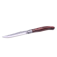 23 Cm Laguiole Steakmesser in Geschenkbox aus Edelstahl Pakkawood Set mit 6 Stk