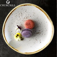 21 7 Cm Churchill Stonecast runder Obst-Dessertteller aus glasiertem Porzellan